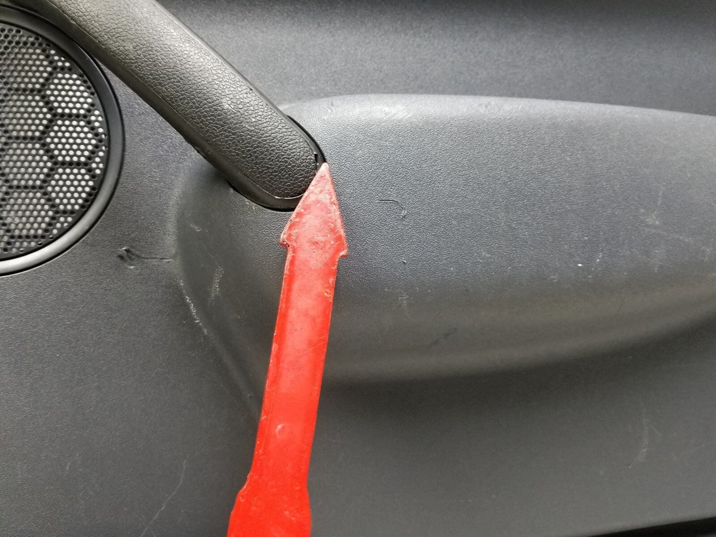 10 - 13 Ford Transit Connect Front Door Trim Panel Passenger Side Right OEM ā