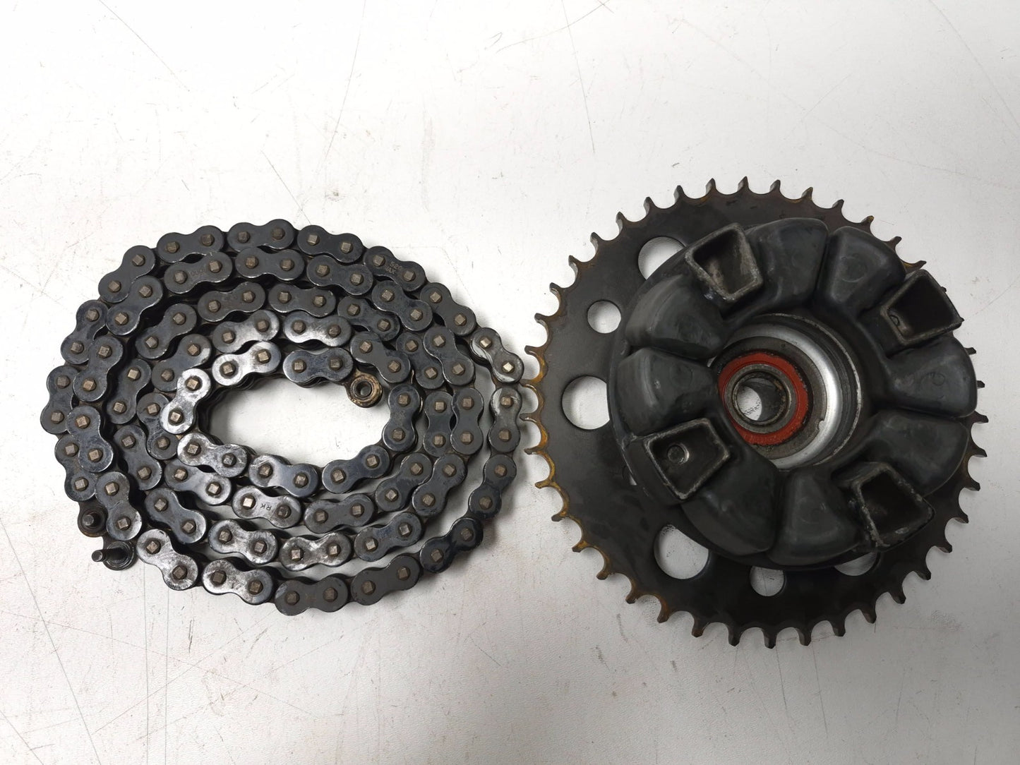 2005 Kawasaki Ninja Zx10r Rear Sprocket & Drive Chain OEM