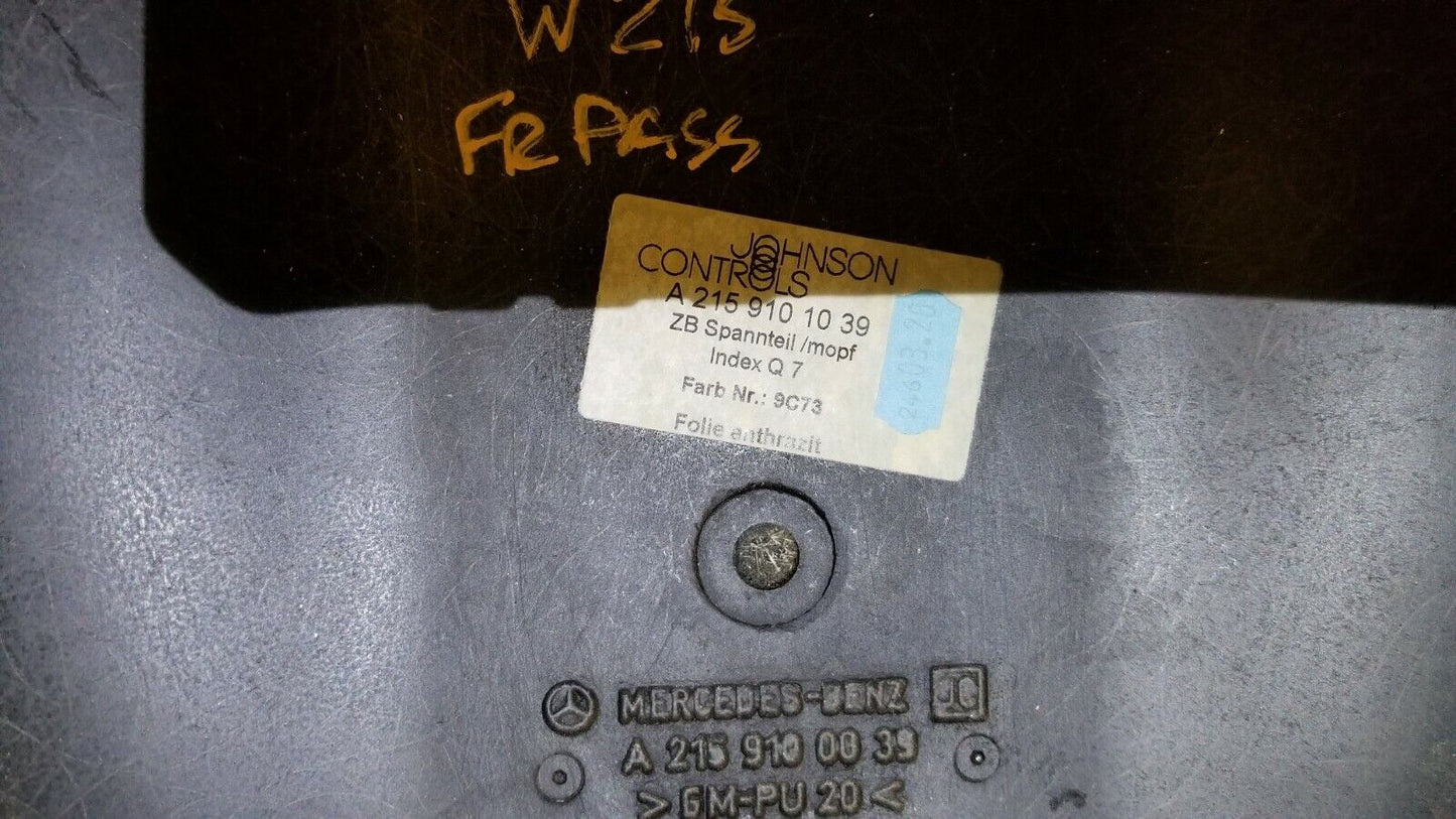 03 04 05 06 Mercedes CL500 CL55 Cl600 Seat Cover Front Right Passenger OEM