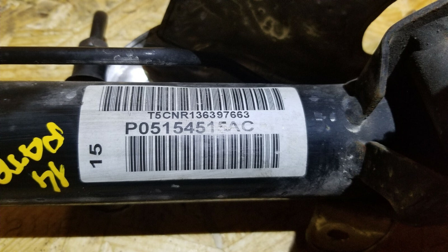 2014 Jeep Patriot Power Steering Rack & Pinion OEM 50k