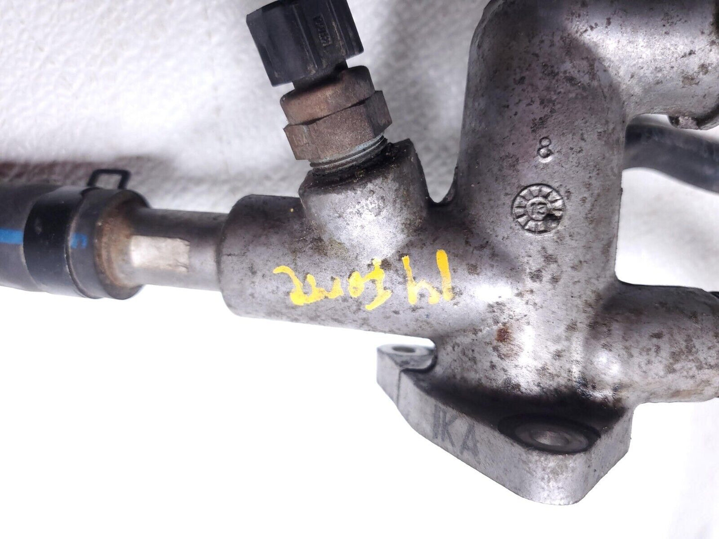14 15 16 Kia Forte Thermostat Housing Hose Pipe  2.0l  W/ Temp Sensor OEM 73k