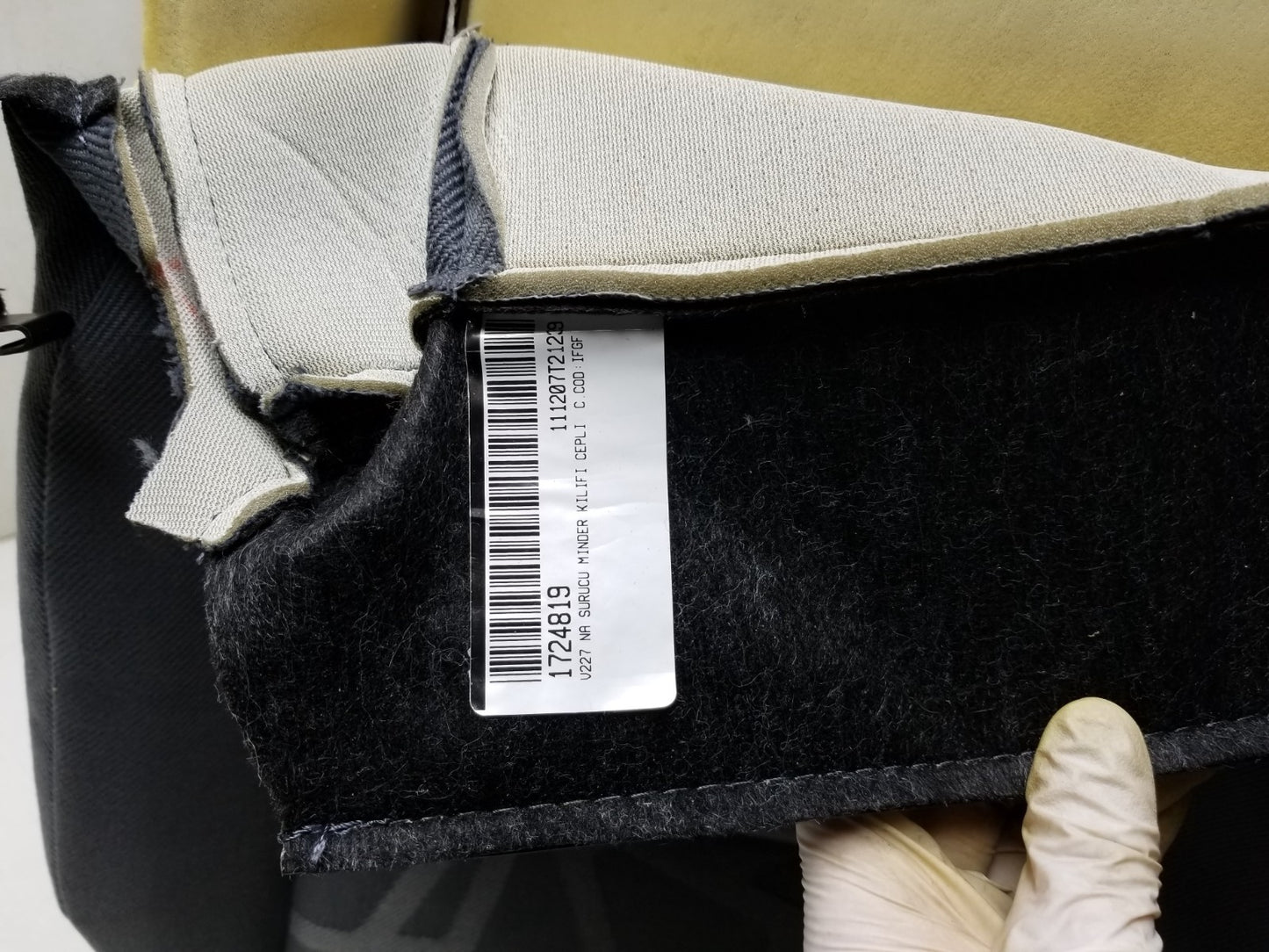10-13 Ford Transit Connect Front Left Driver Seat Cushion Bottom Lower OEM