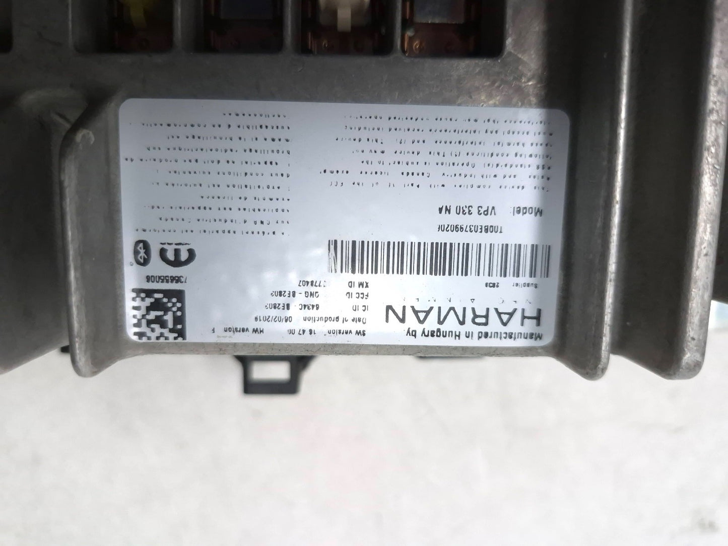 2014 Fiat 500l Information Display Screen Monitor OEM