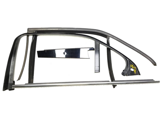 10-16 Mercedes E350 E500 Door Window Frame Trim & Seals Rear Driver Side Lh OEM