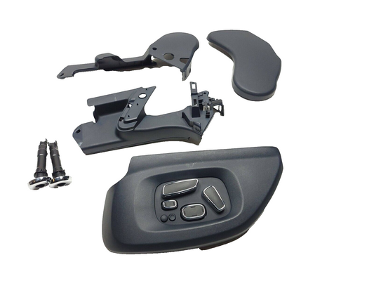 2010-1019 Jaguar XJ Front Seat Side Cover Trim & Switch Passenger Right 6pcs OEM
