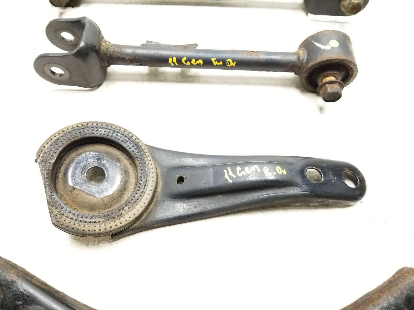 09 - 12 Hyundai Genesis Coupe Rear Control Arm Driver Side Left 4pcs 2.0t OEM
