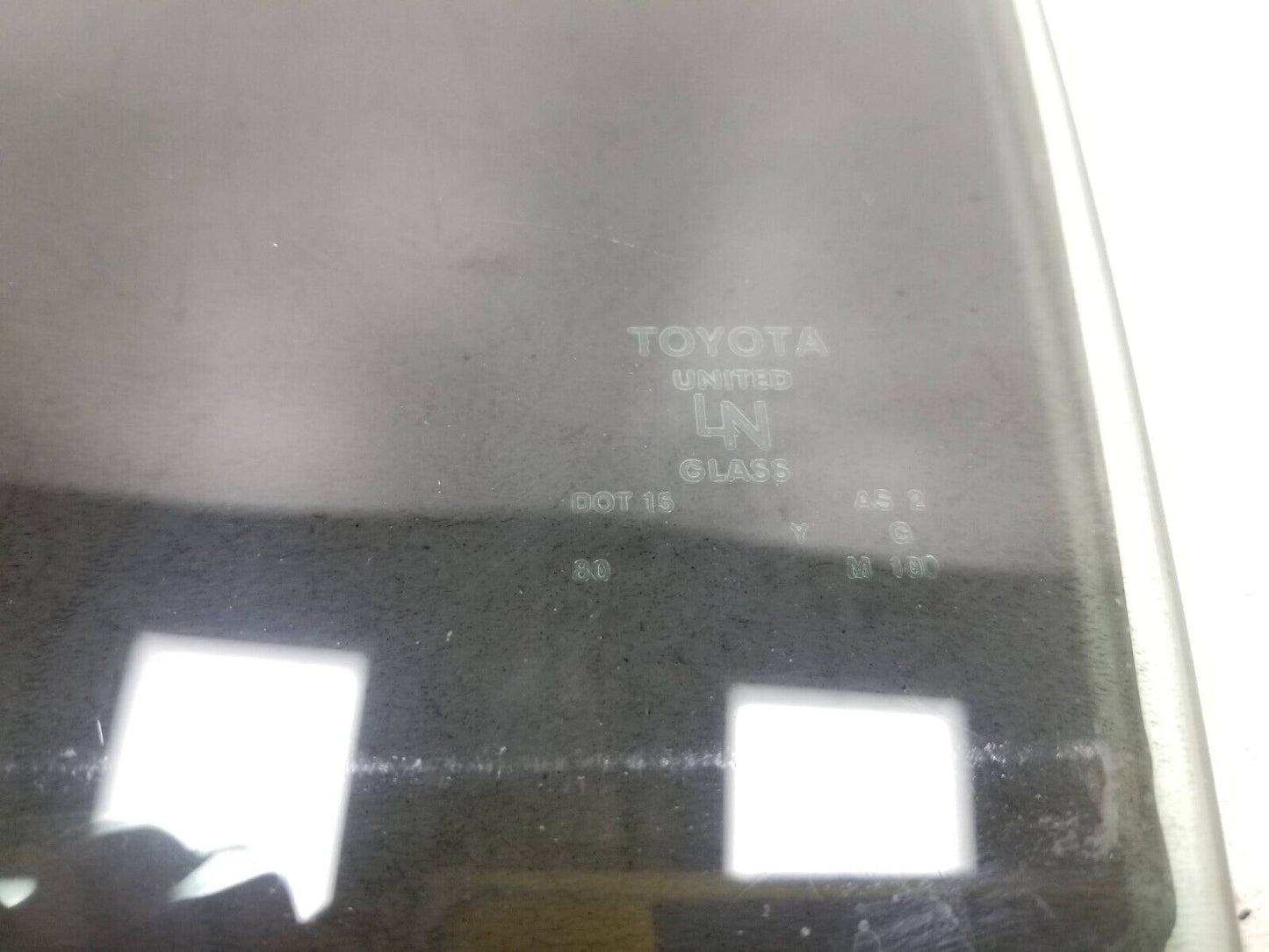 2007 - 2011 Toyota Camry Door Window Glass Rear Driver Side Left OEM