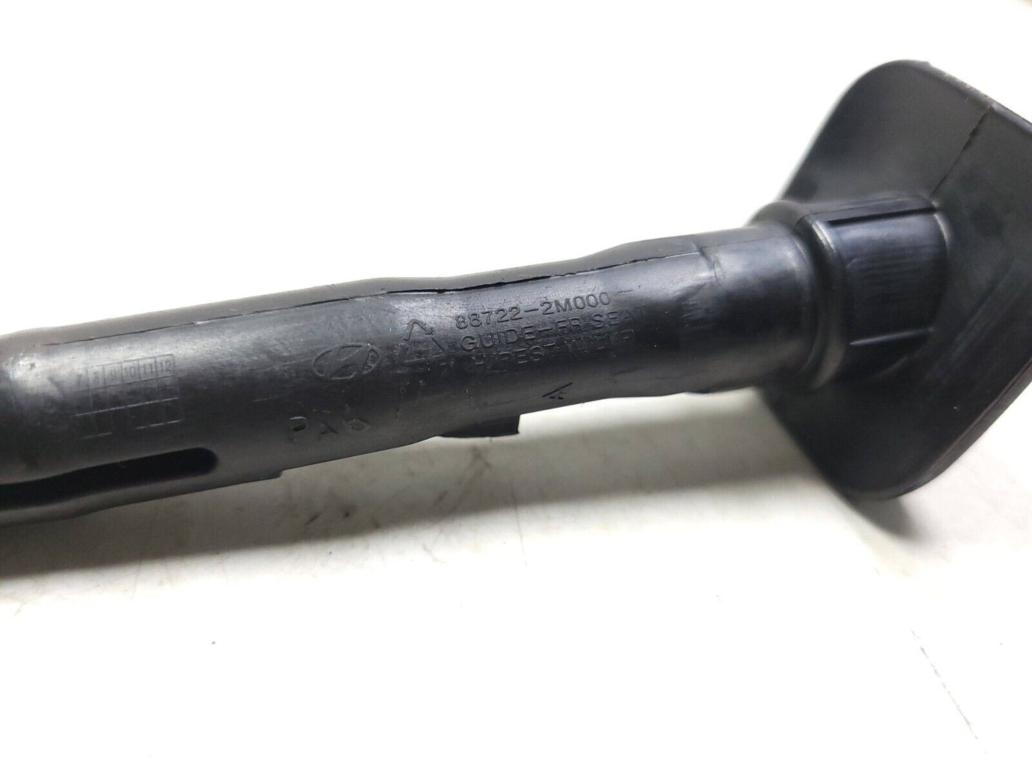09-16 Hyundai Genesis Seat Side Trim W/ Guide Sleeve & knob Front Passenger OEM
