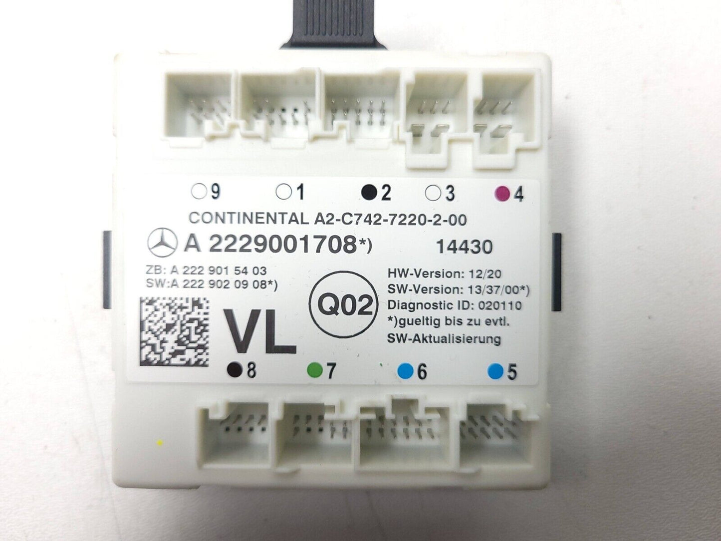 2015-2020 Mercedes C300 W205 Door Control Module Front Driver Side Left OEM