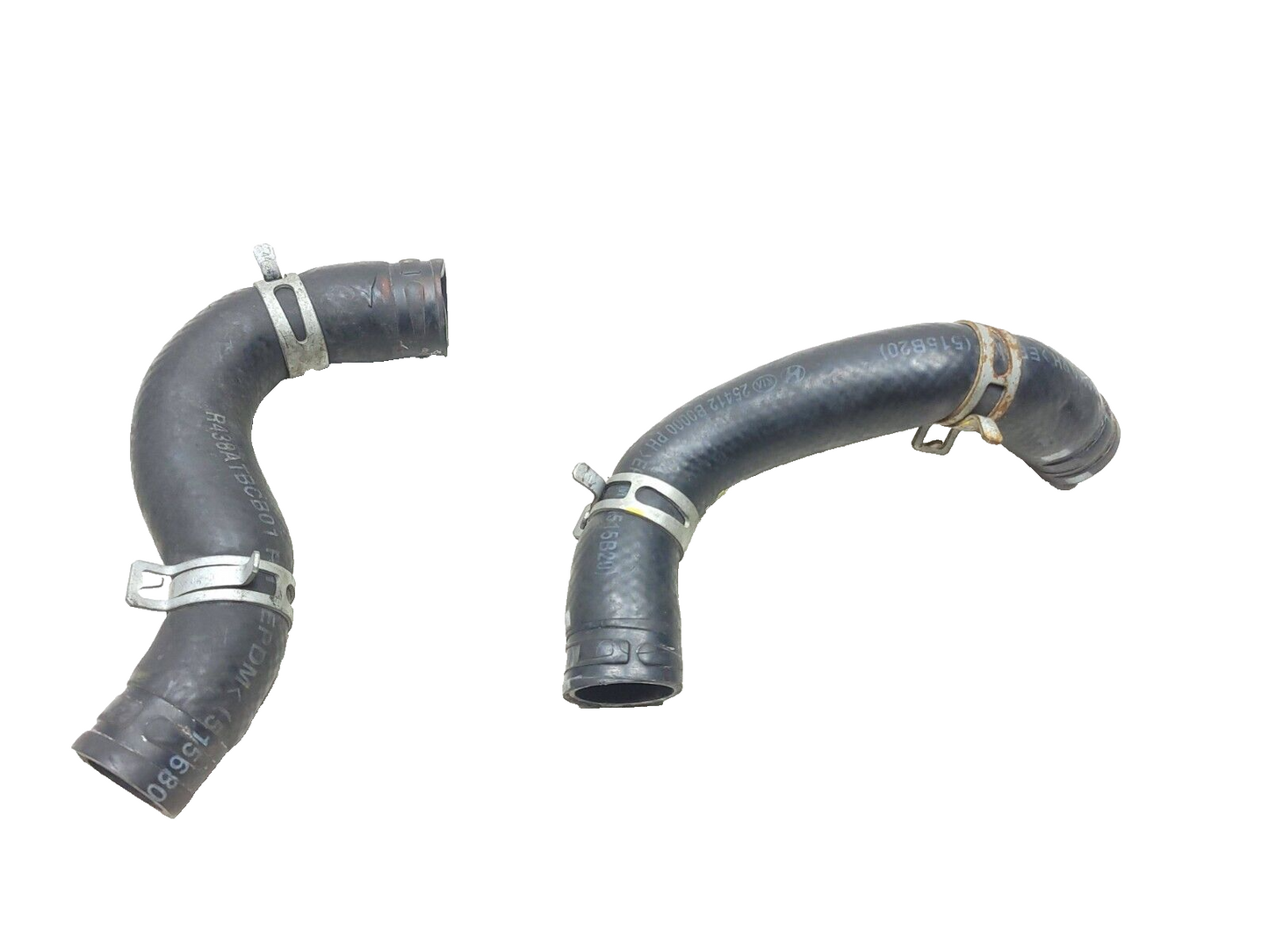 14 - 18 Kia Forte Engine Coolant Hose Pipe 2pcs OEM