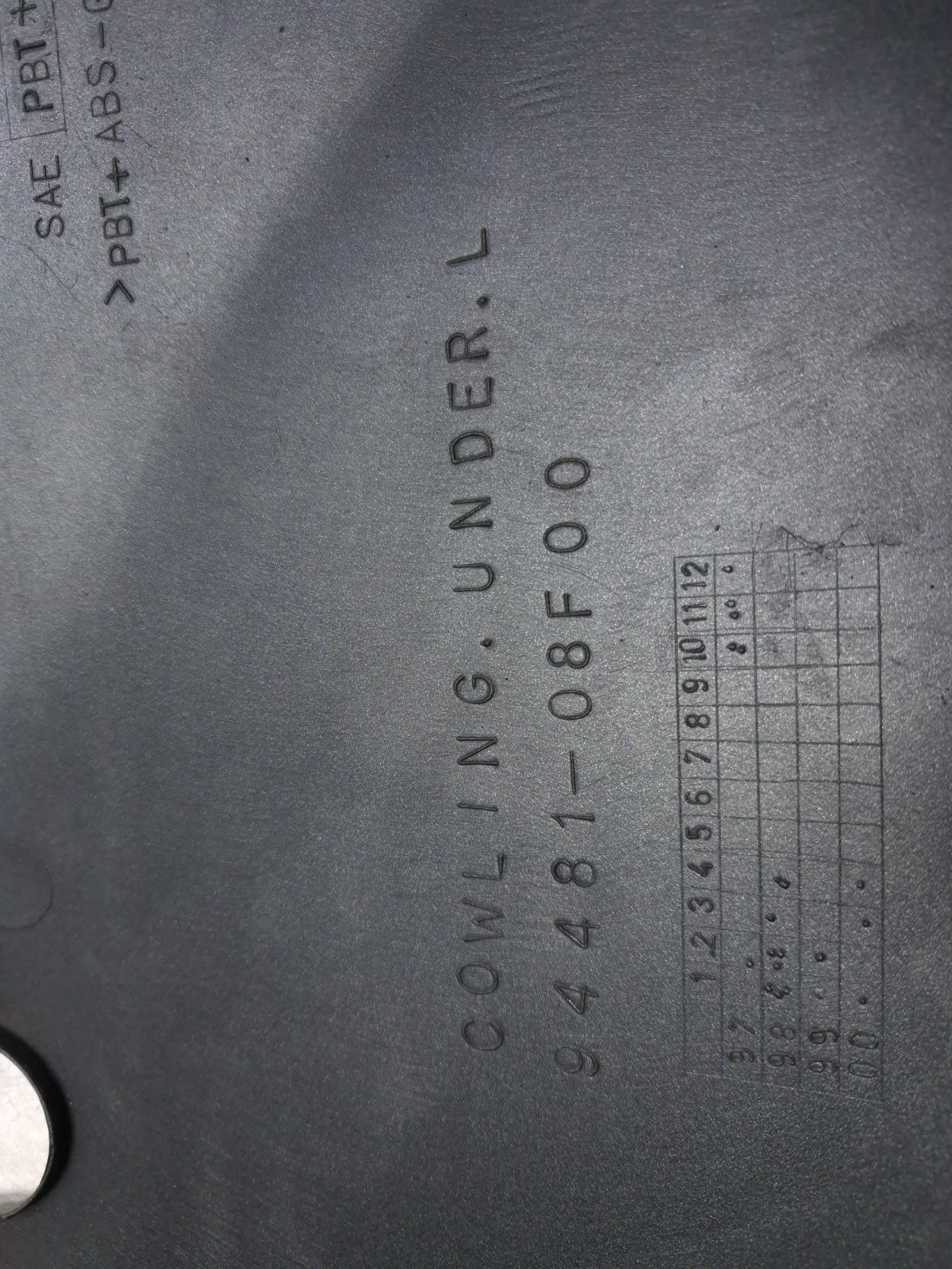 2001 Suzuki Gsx 750f Katana Right & Left Lower Belly Fairing Cover Pair OEM