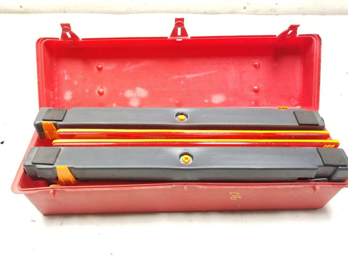 10- 13 Ford Transit Connect Emergency Warnig Triangle Flare Kit OEM ✅