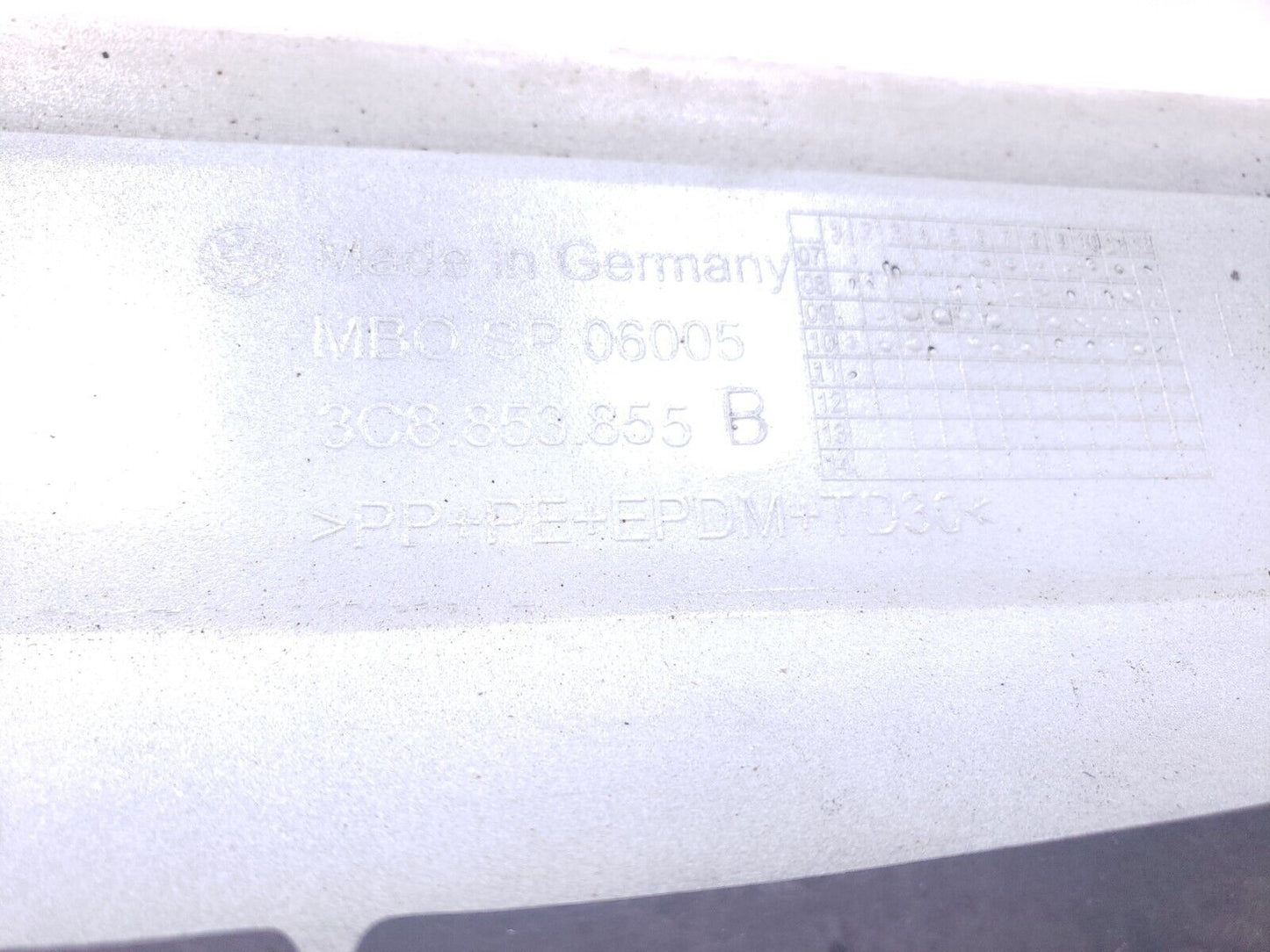 09 10 11 12 Volkswagen Cc Rocker Panel Skirt Molding Left Driver Side OEM
