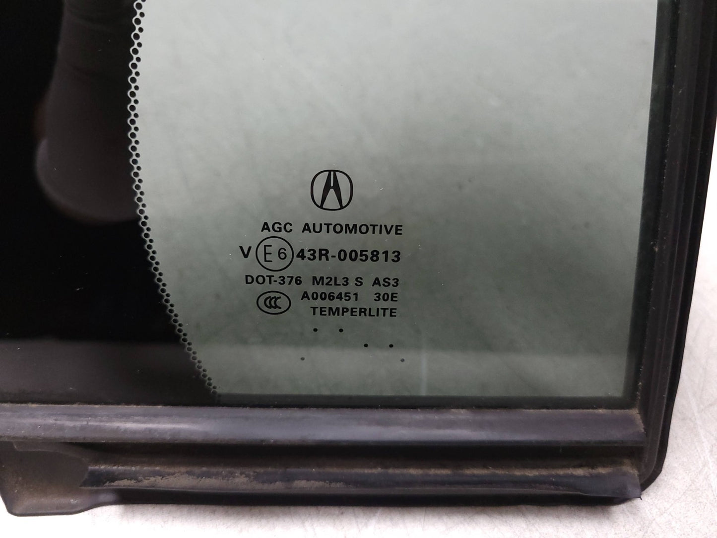 13-15 Acura RDX Rear Door Vent Glass Passenger Side Right OEM ✅