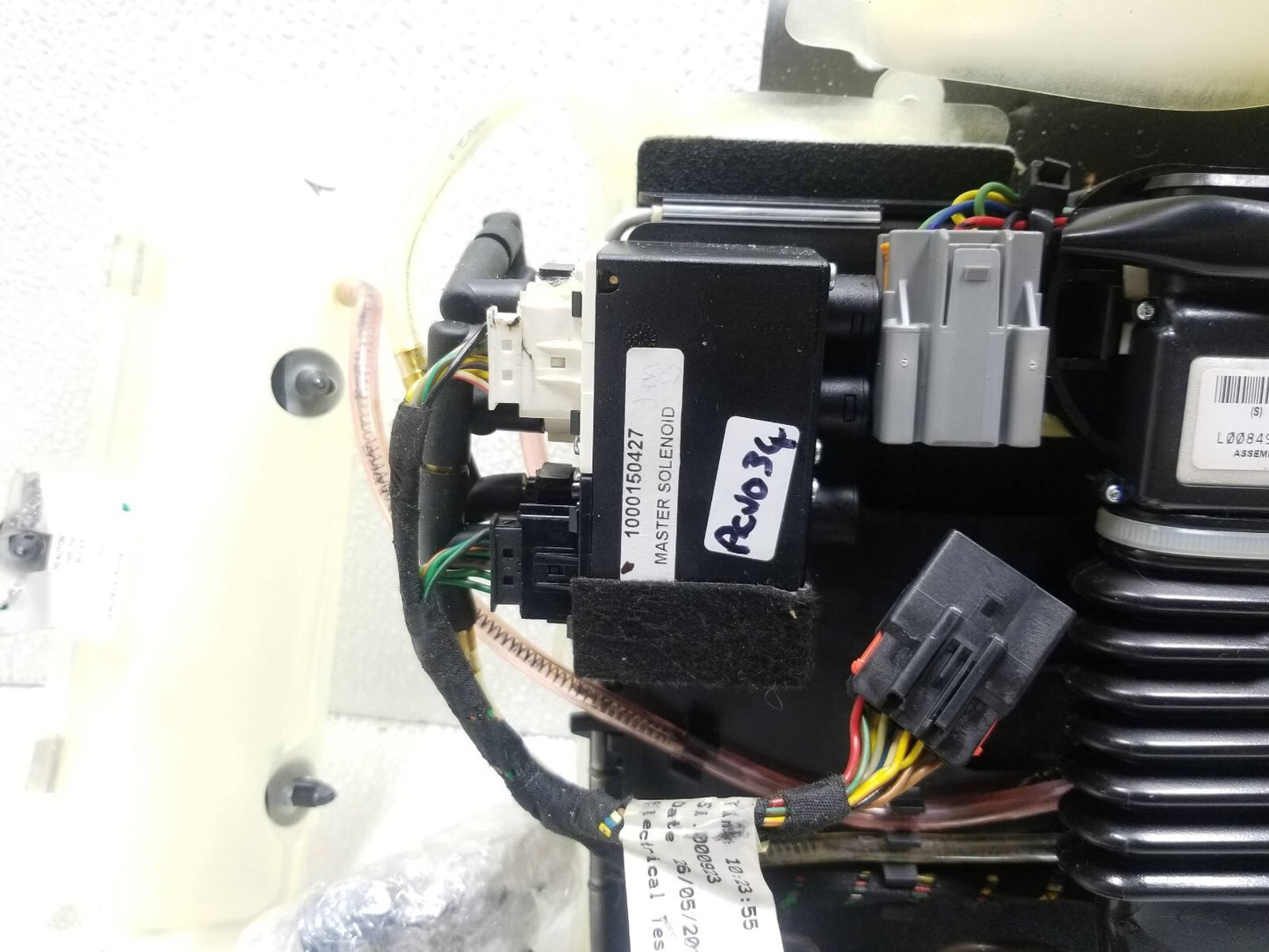 10 11 12 13 Jaguar XJ Front Driver Seat Lumbar Motor Pad W/cooling 0084982ad OEM