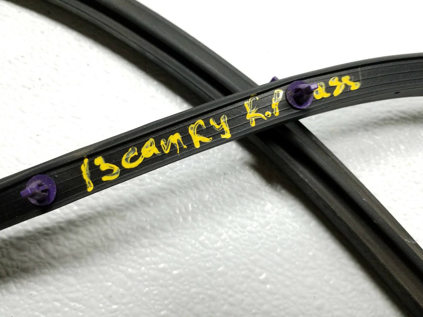 12 13 14 Toyota Camry Door Weather Strip Seal Rear Right Passenger Side OEM 94k