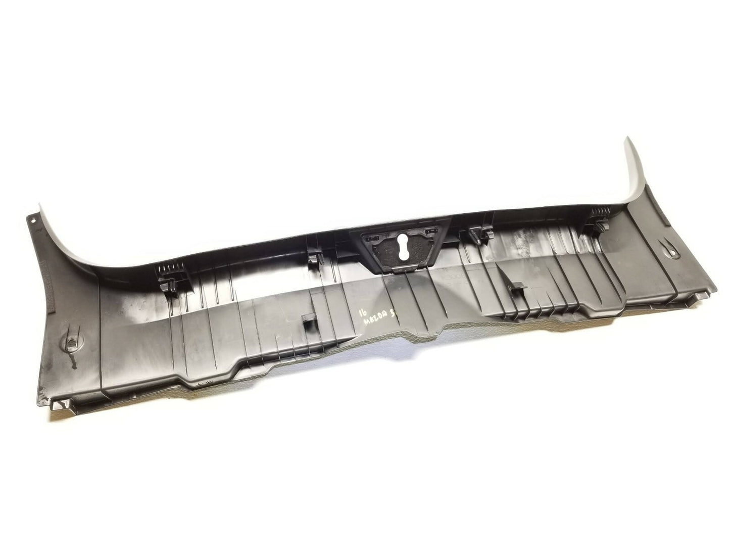 14 15 16 Mazda 3 Sdn Trunk Rear Scuff Sill Plate Cover Trim OEM 41k Miles