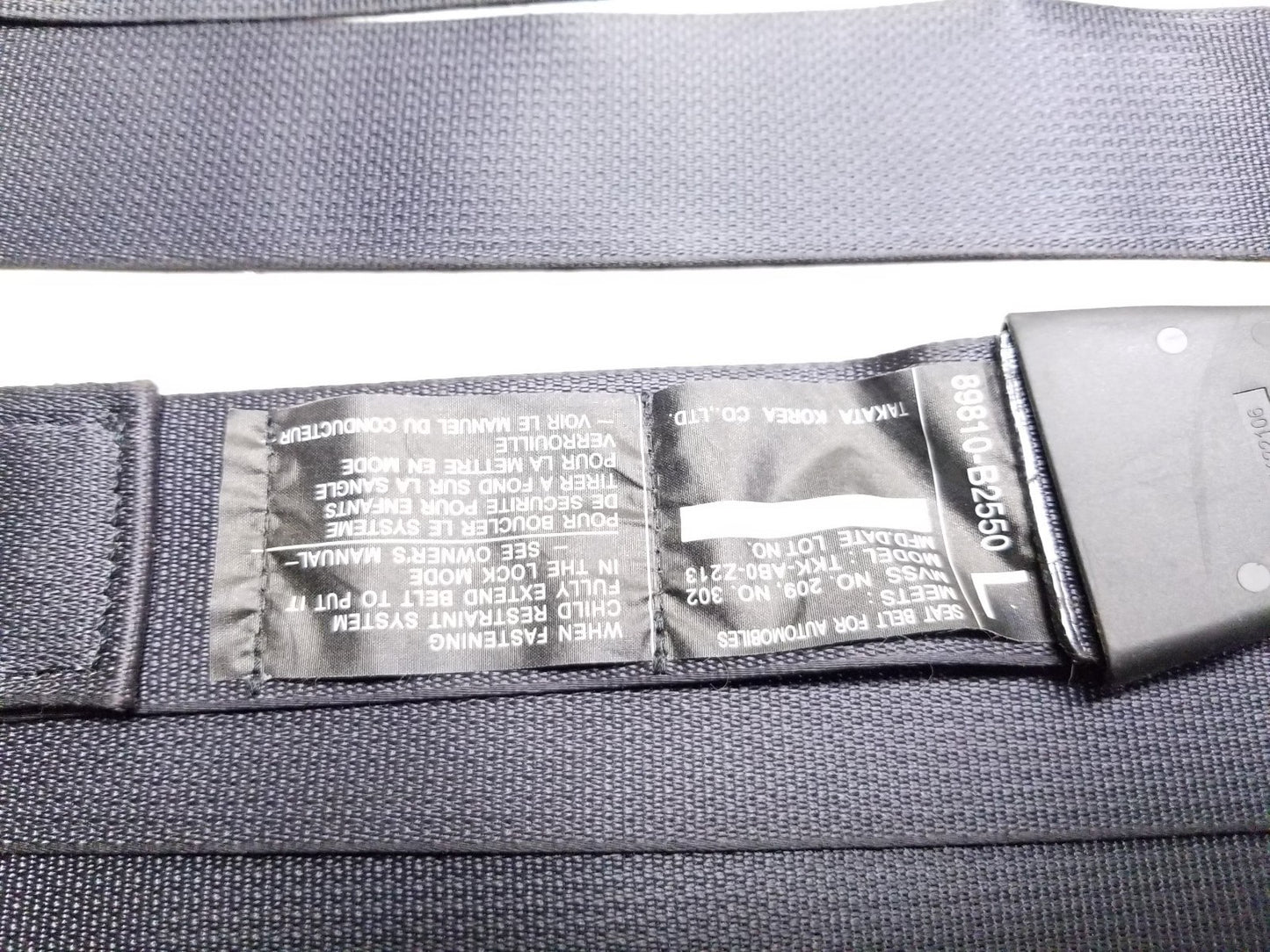 2014 - 2019 Kia Soul Seat Belt Retractor Set OEM