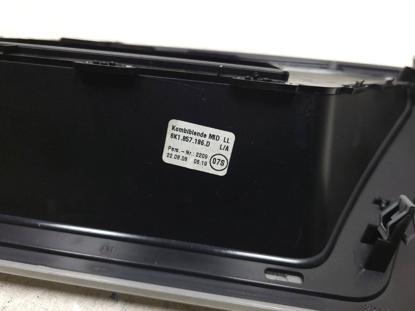 2009 - 2012 Audi A4 S4 Center Dash Display Bezel Cover Trim OEM