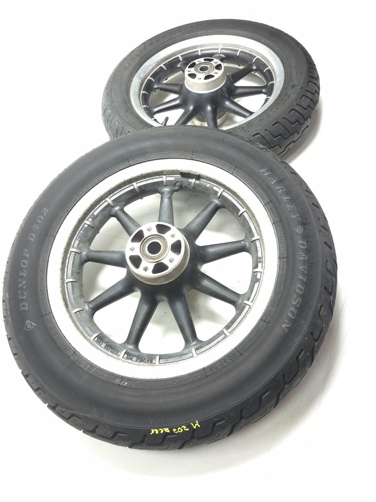 2002-2008 Harley-davidson Electra Glide Flht Wheel Rim & Tire Front & Rear