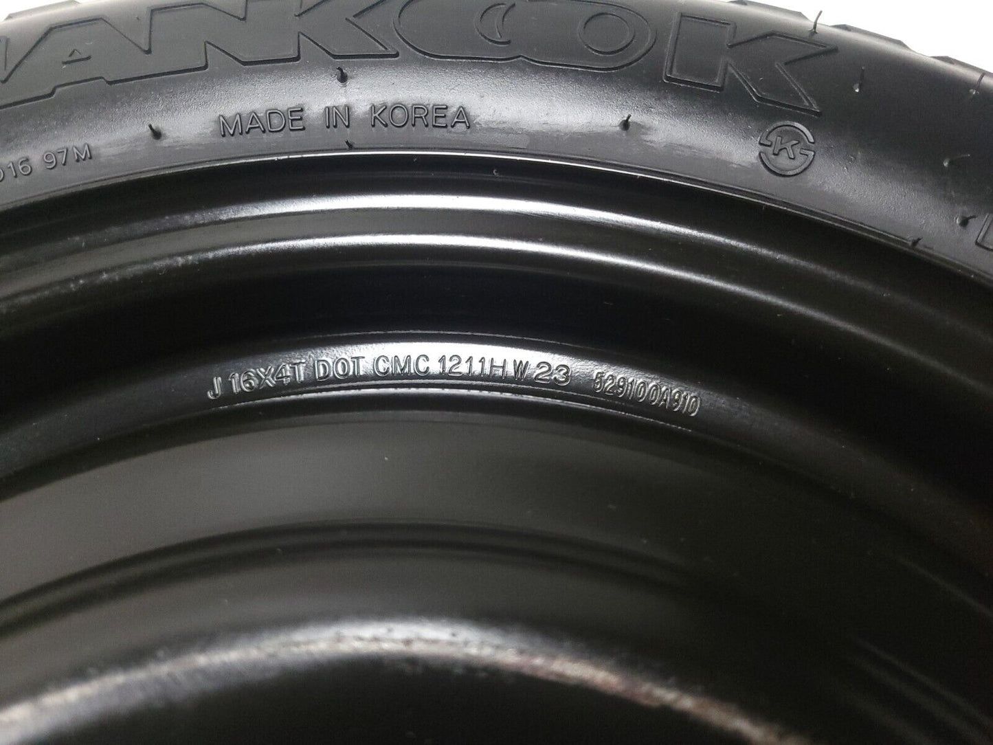 11-14 Hyundai Sonata Spare Tire T125/80d16 OEM