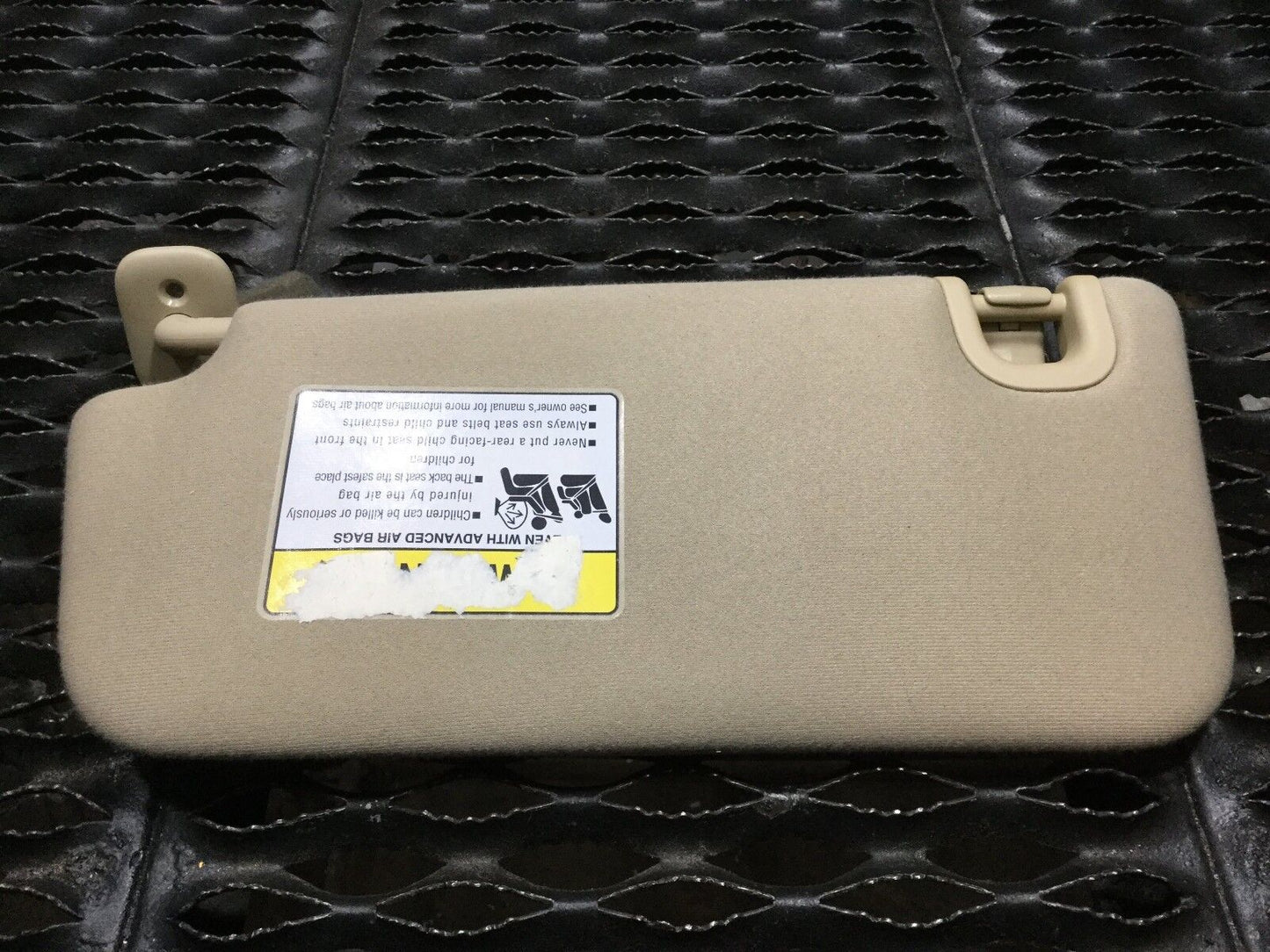 05 06 07 08 Audi A4 B7 Sun Visor Sunvisor Right Passenger Side OEM