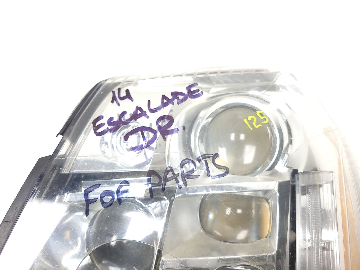 2007-2014 Cadillac Escalade Headlight Driver Side Left Platinum OEM *for Parts*