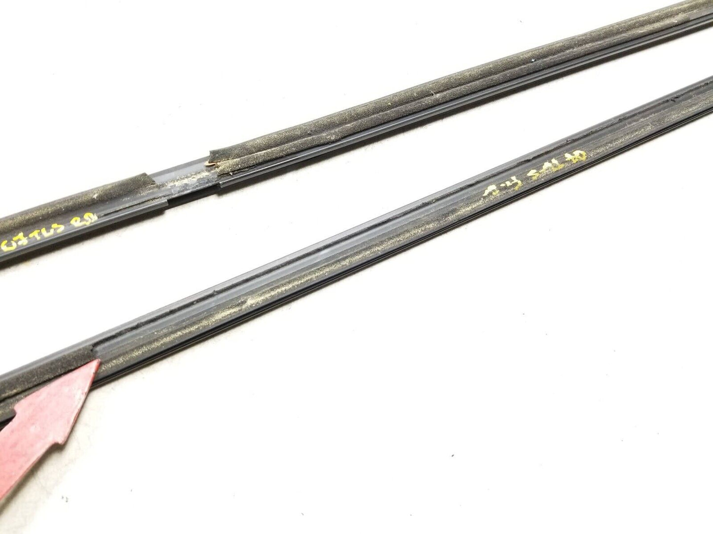 2007 2008 Acura Tl Door Window Belt  Molding Trim Driver Side Left 2pcs OEM