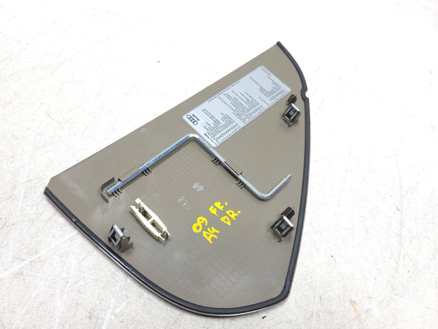 2009 - 2016 Audi A4 S4 Sedan Dash End Cap Cover Left & Right Pair  OEM