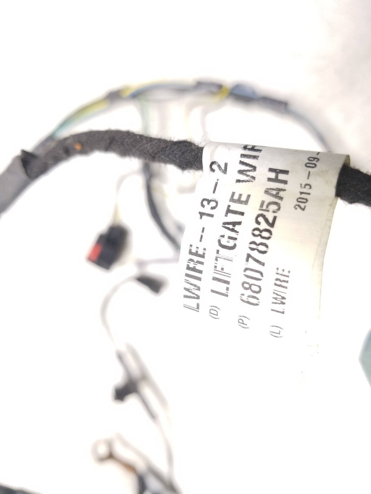 2013- 2019 Dodge Grand Caravan Trunk Wire Harness OEM