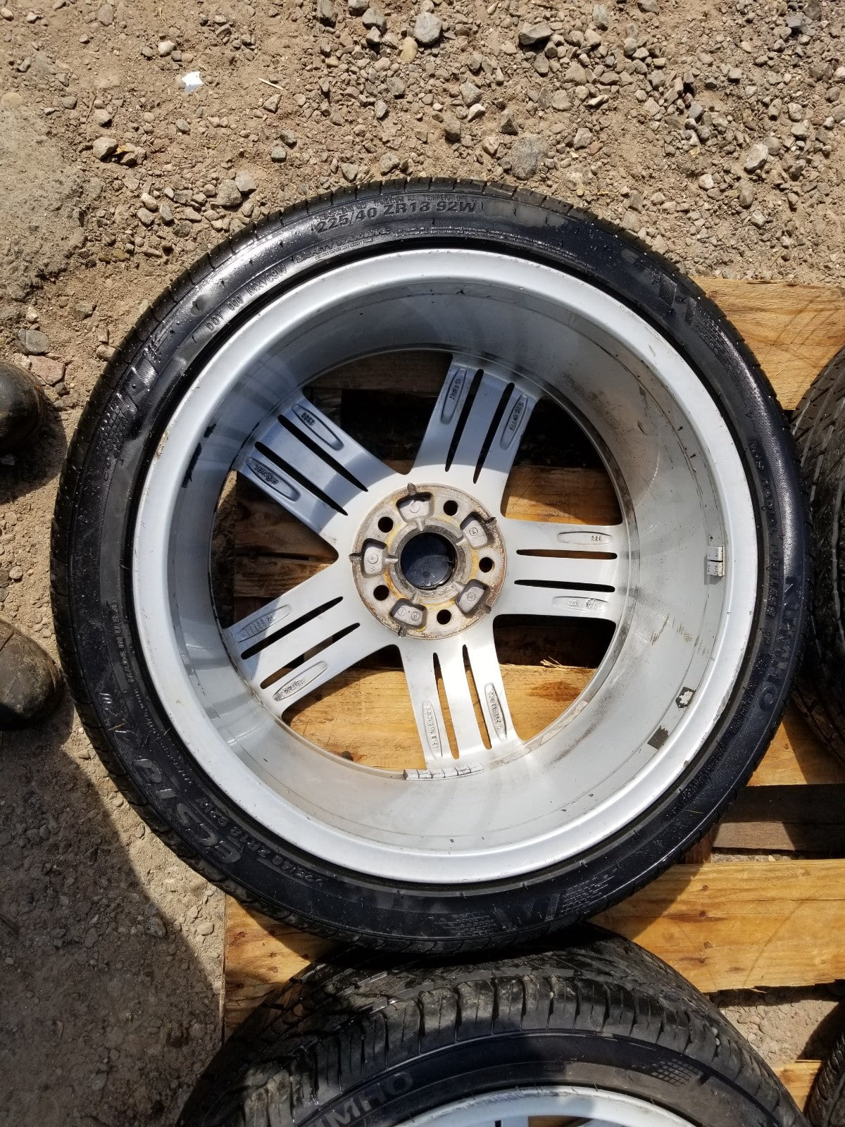2012 VW Golf GTI Wheel Rim W/ Tire 225/40zr18 4pcs OEM