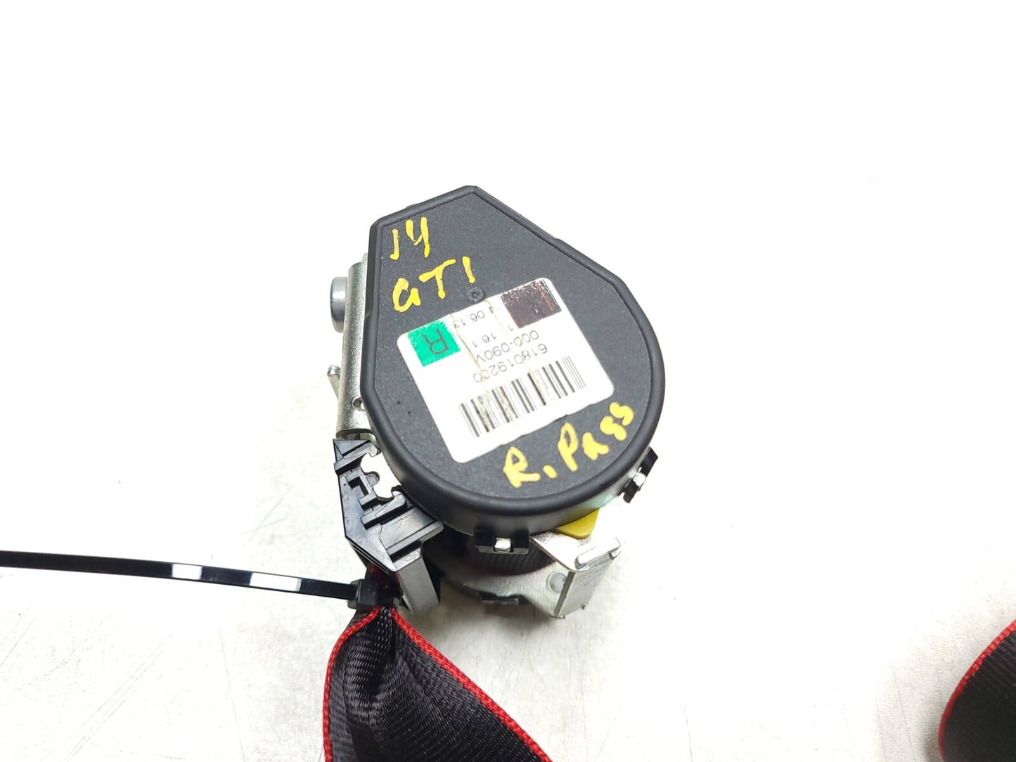 10 - 14 VW Golf GTI Rear Seat Belt Retractor Passenger Side Right OEM