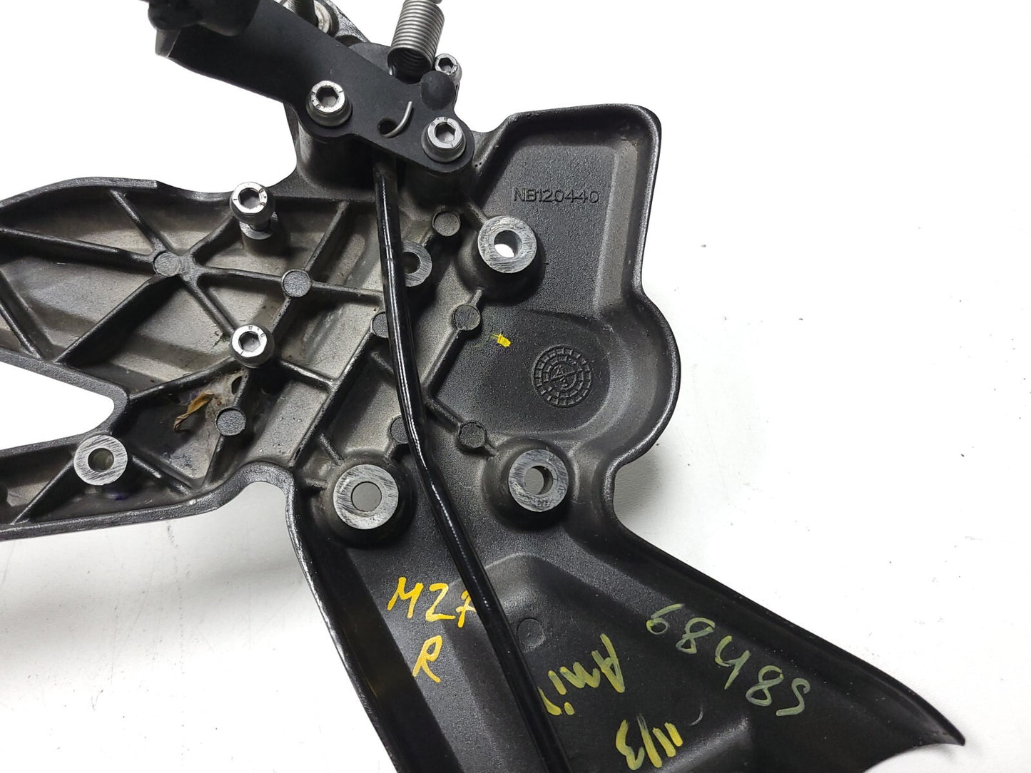 2021 - 2024 BMW G310r Right Foot Peg & Mount Plate OEM 2.7k Miles