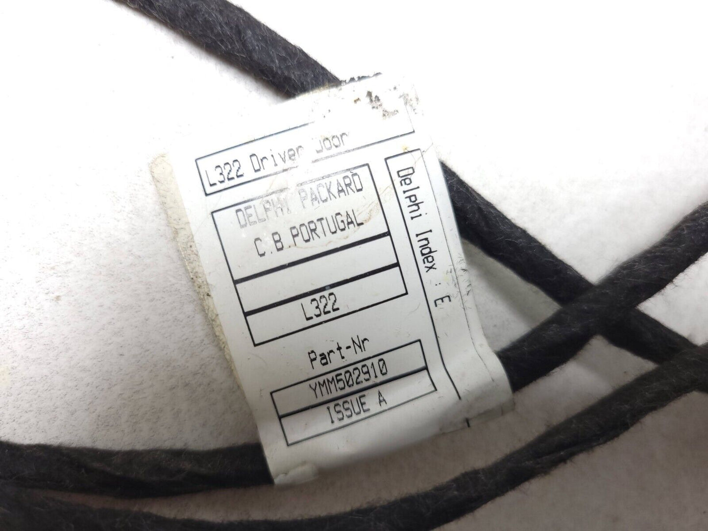 2006-2009 Range Rover Door Wire Harness Front Left Driver Side OEM