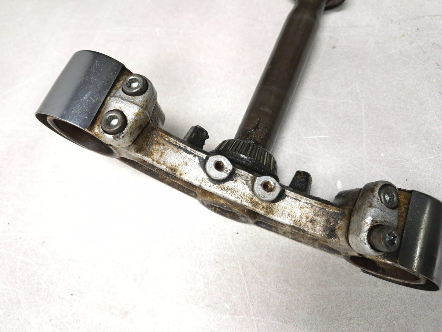 1994 Yamaha Virago Xv1100 Front Fork Clamp Lower Triple Tree OEM