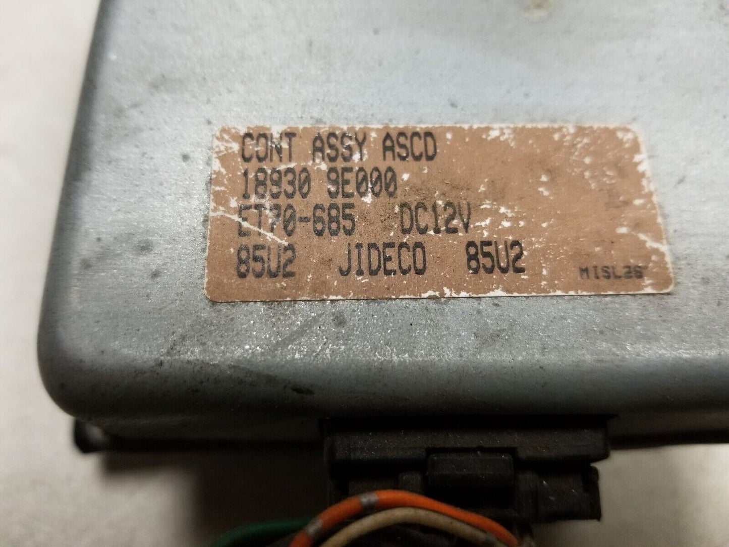 1998 1999 Nissan Altima Cruise Control Module Computer OEM