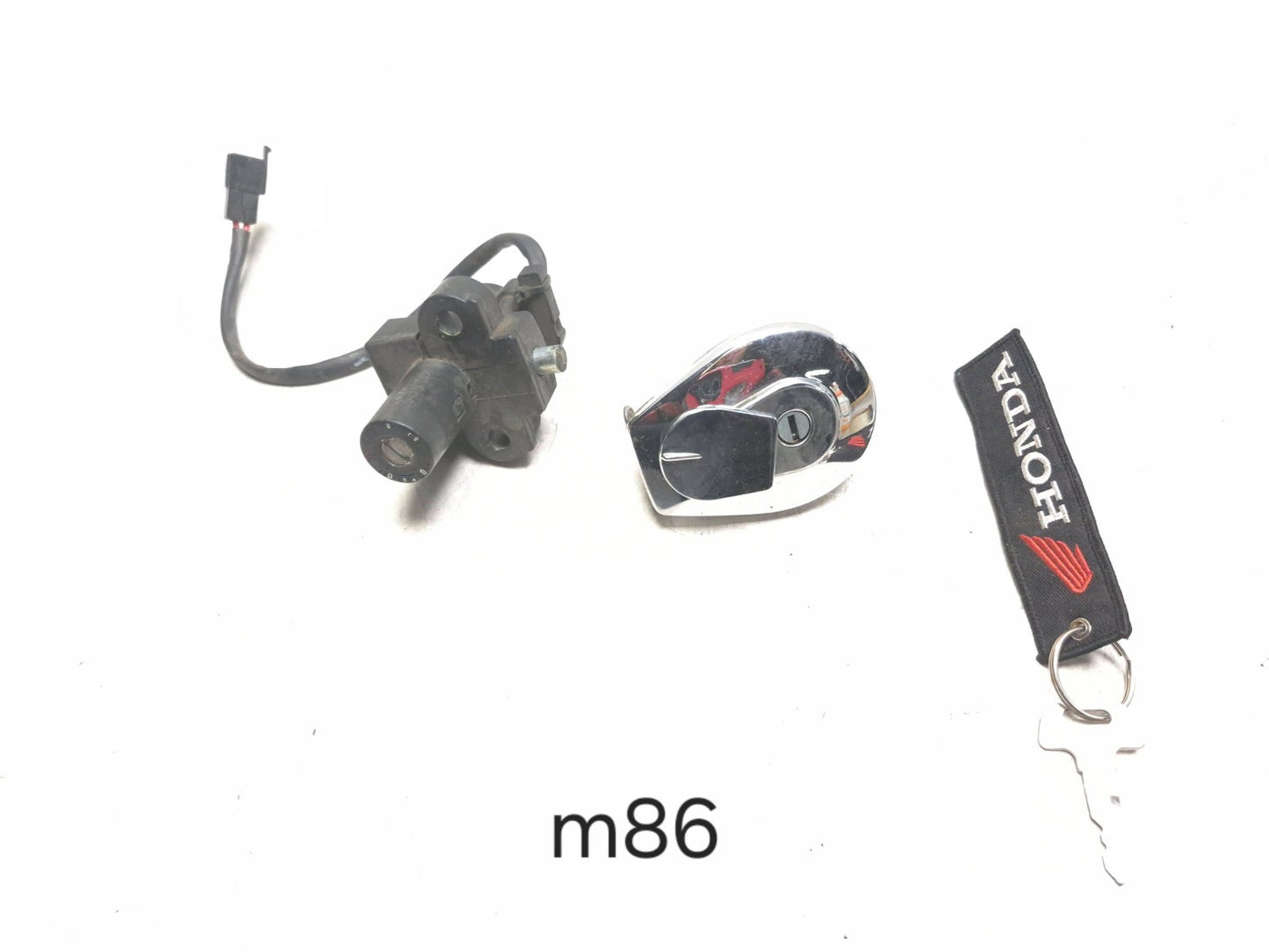 1998 Honda Cb750 Nighthawk Ignition Set Key Lock Fuel Tank Cap OEM