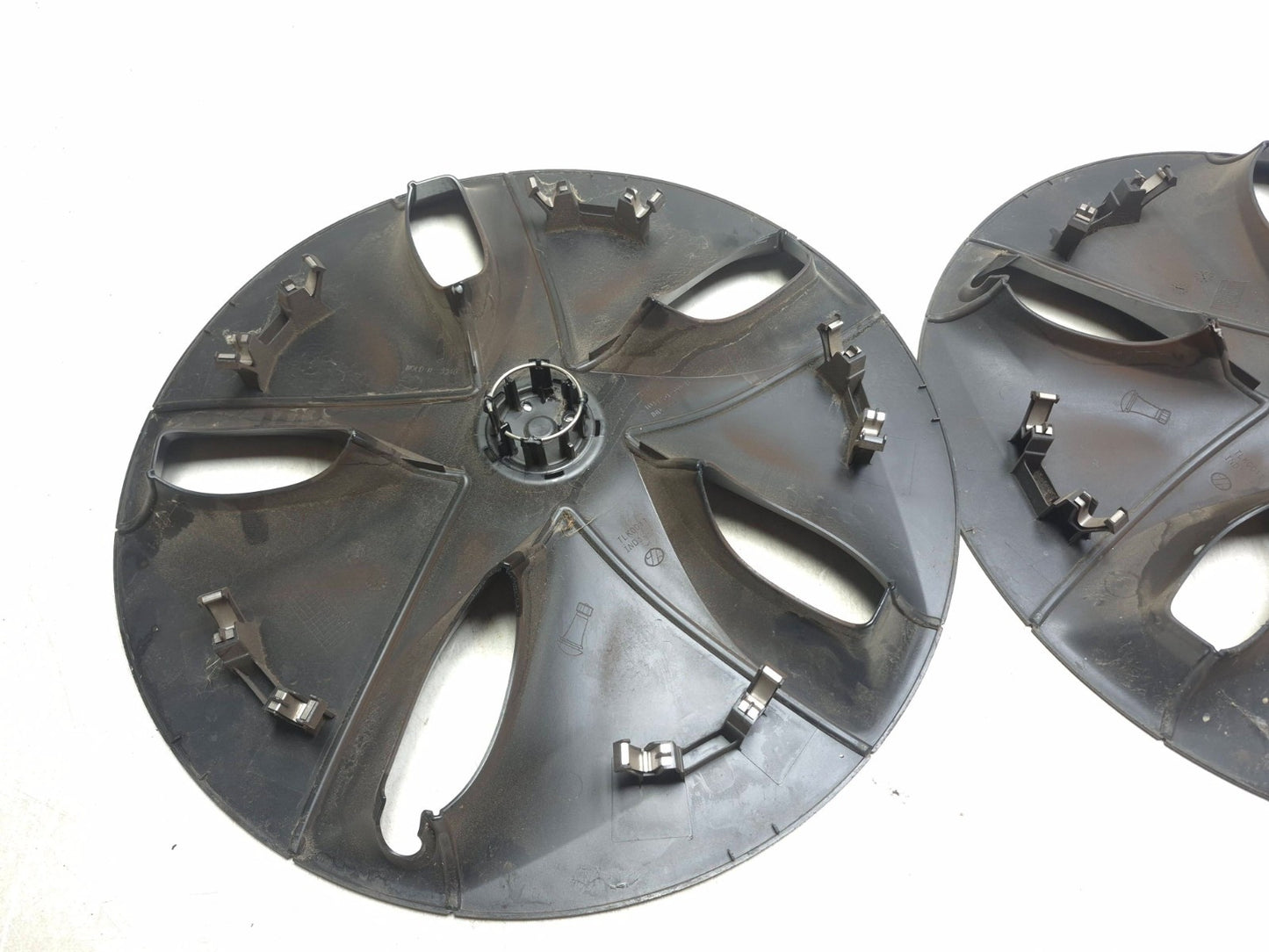 2019 Tesla Model 3 Aero Wheel Rim Hub Cap 18" Pair OEM