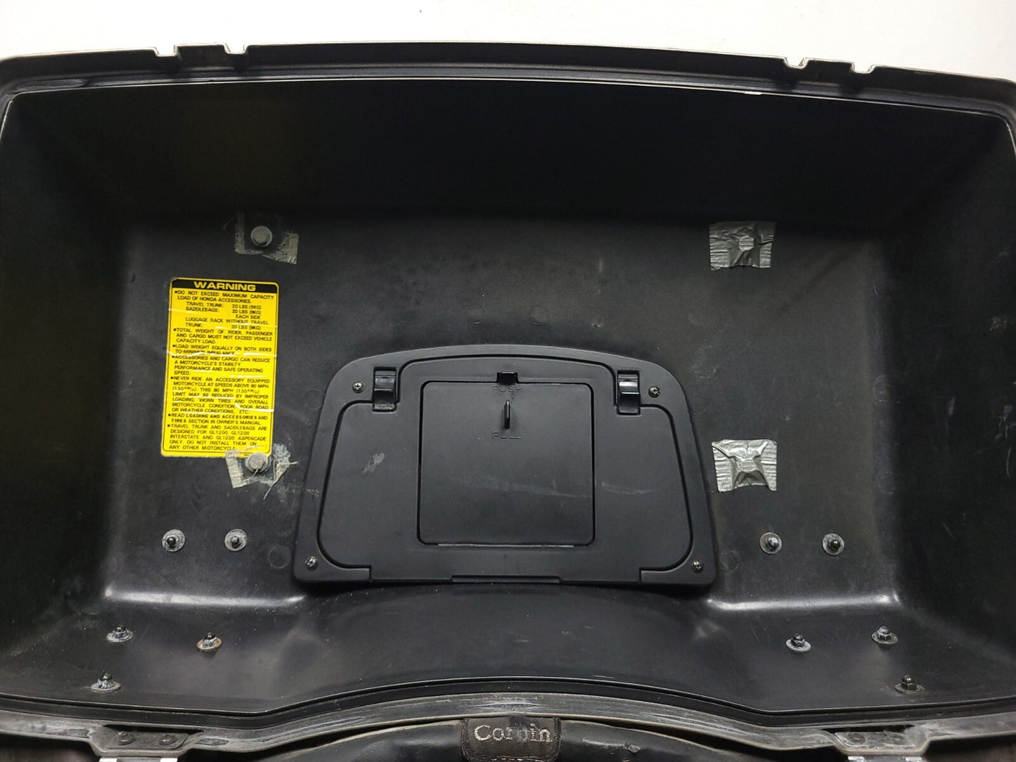 1984 - 1987 Honda Gl1200 Goldwing Rear Seat Back W/ Luggage Case OEM