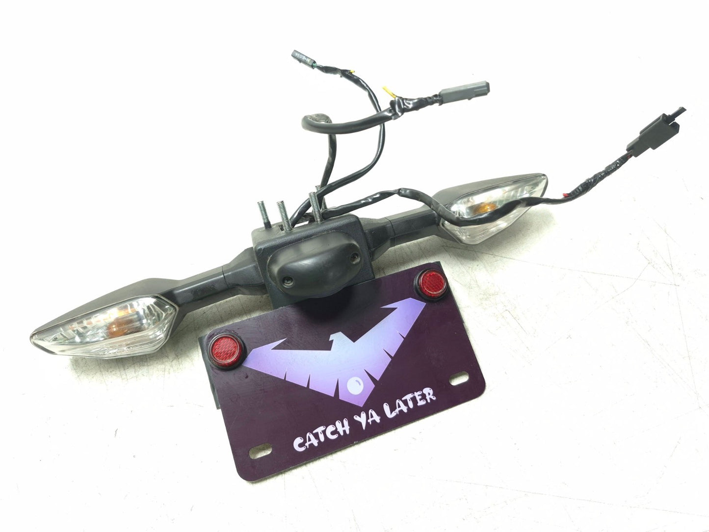 2019 Kawasaki Z400 Er400d Rear Turn Signal W/ License Plate Assy OEM