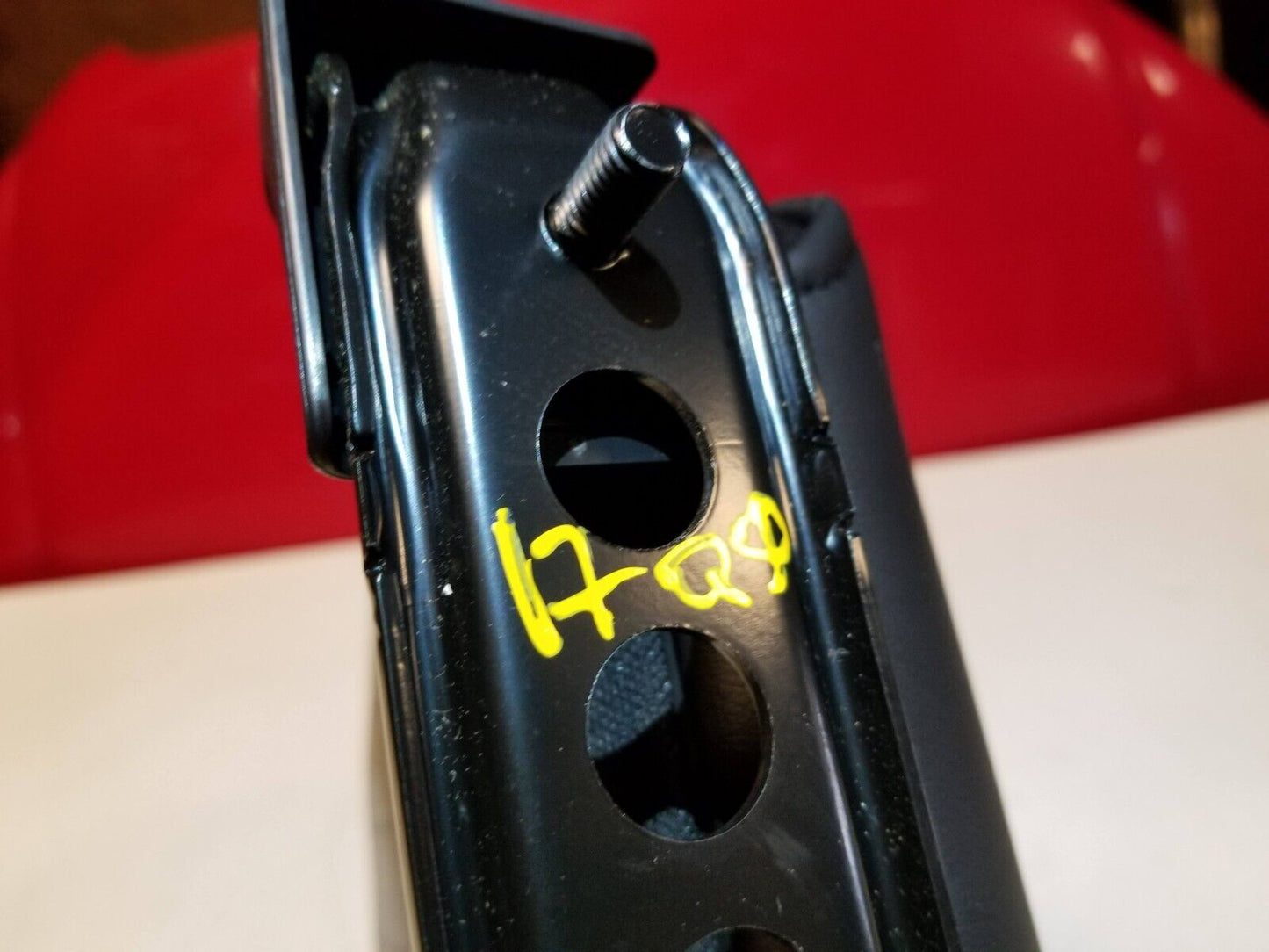 16 17 18 19 Infiniti Q50 Center Armrest W/ Cup Holder Leather Rear Seat OEM