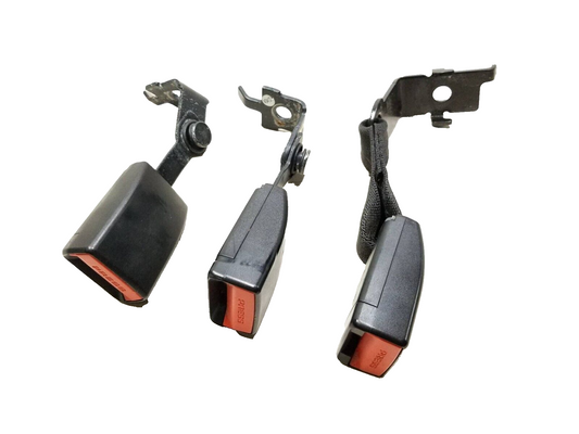 14-18 BMW X5 F15 Rear Seat Belt Buckle 3pcs OEM 89k Milesā