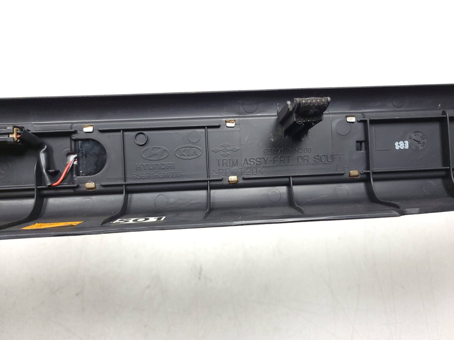 09-12 Hyundai Genesis Door Sill Scuff Plate Trim 4pcs OEM Sedan