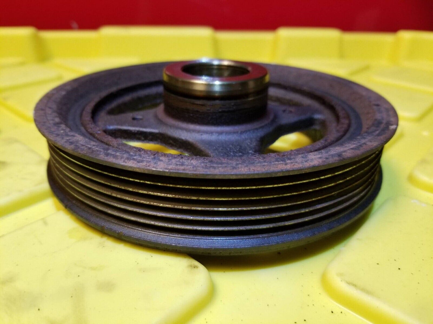 13 - 16 Nissan Sentra Crankshaft Pulley Harmonic Balancer W/ Bolt 1.8l OEM