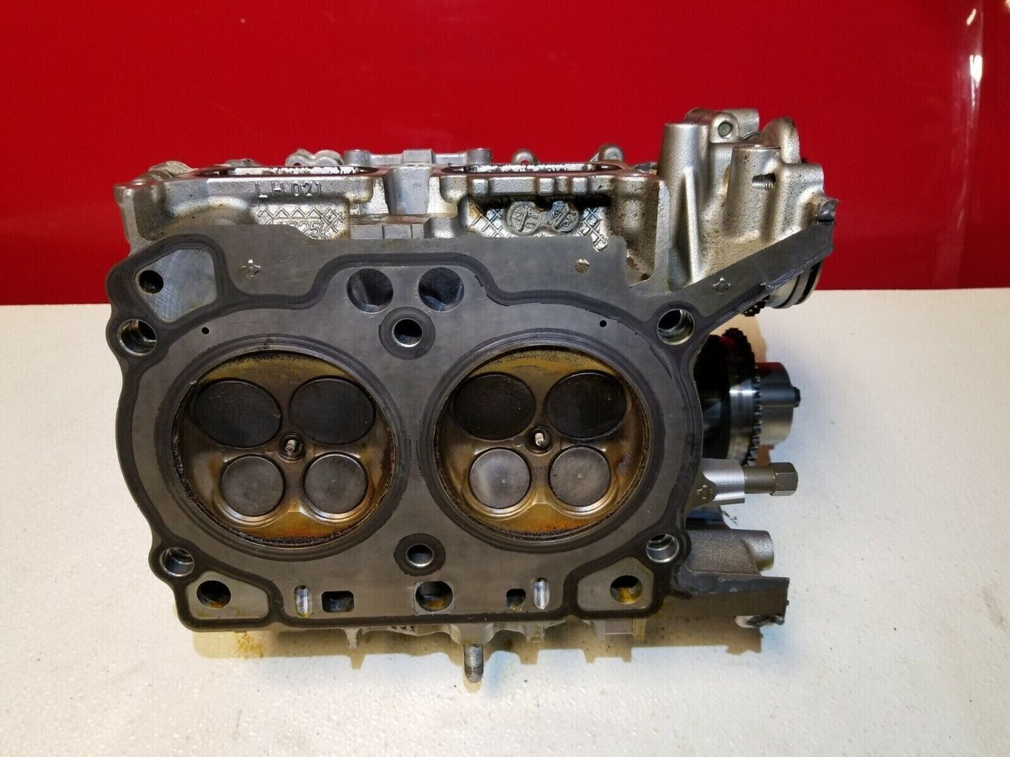 16 17 Subaru Legacy Engine Cylinder Head Assy Driver Side 2.5l OEM 10k.  Ab25