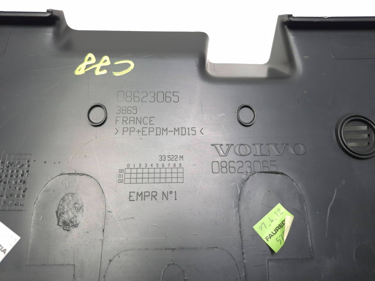 2012 Volvo C30 Lower Steering Column Dash Kick Trim Panel 08623065 OEM