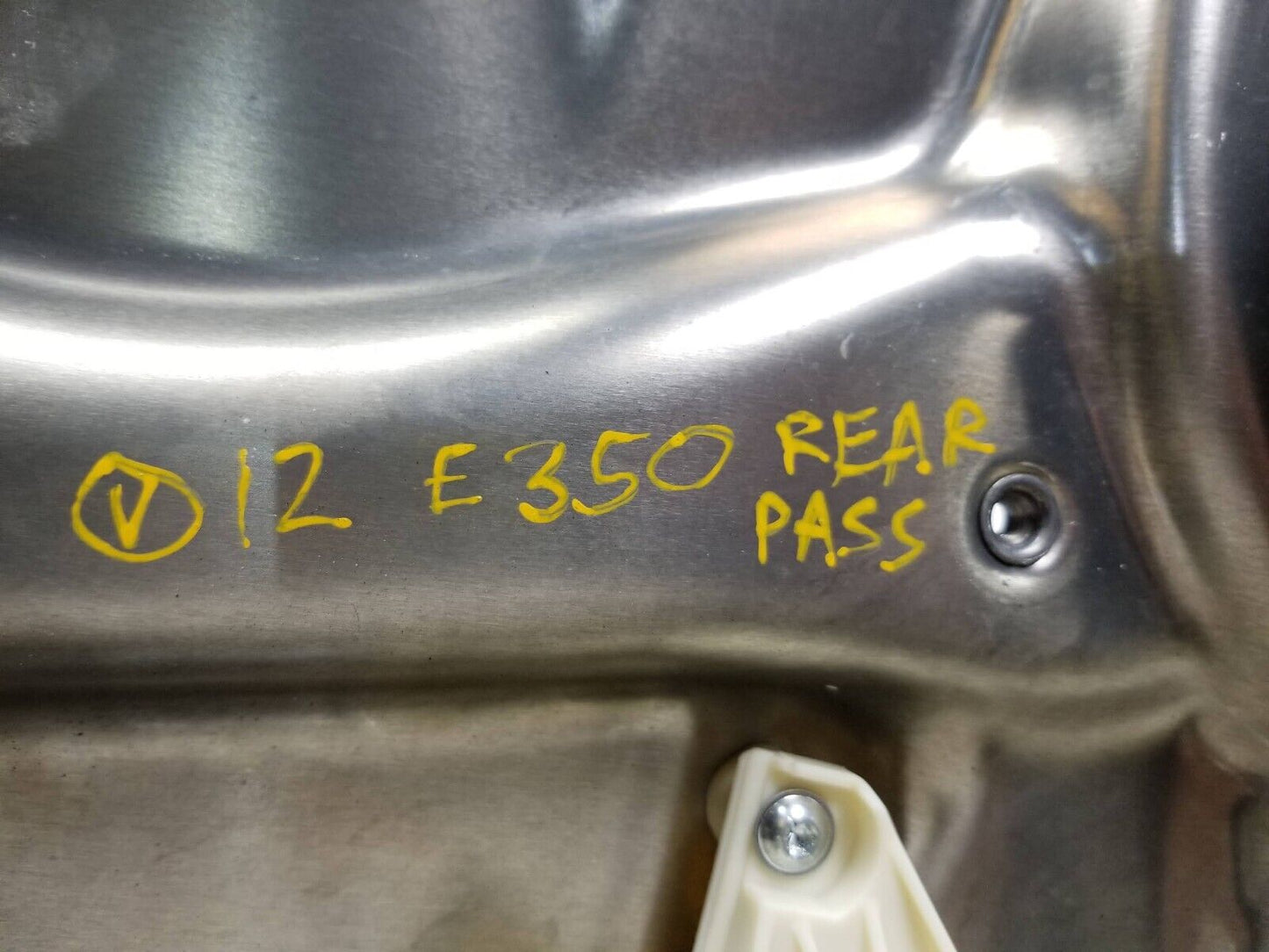 10-16 Mercedes E350 E500 Window Regulator & Motor Rear Passenger Side Right OEM