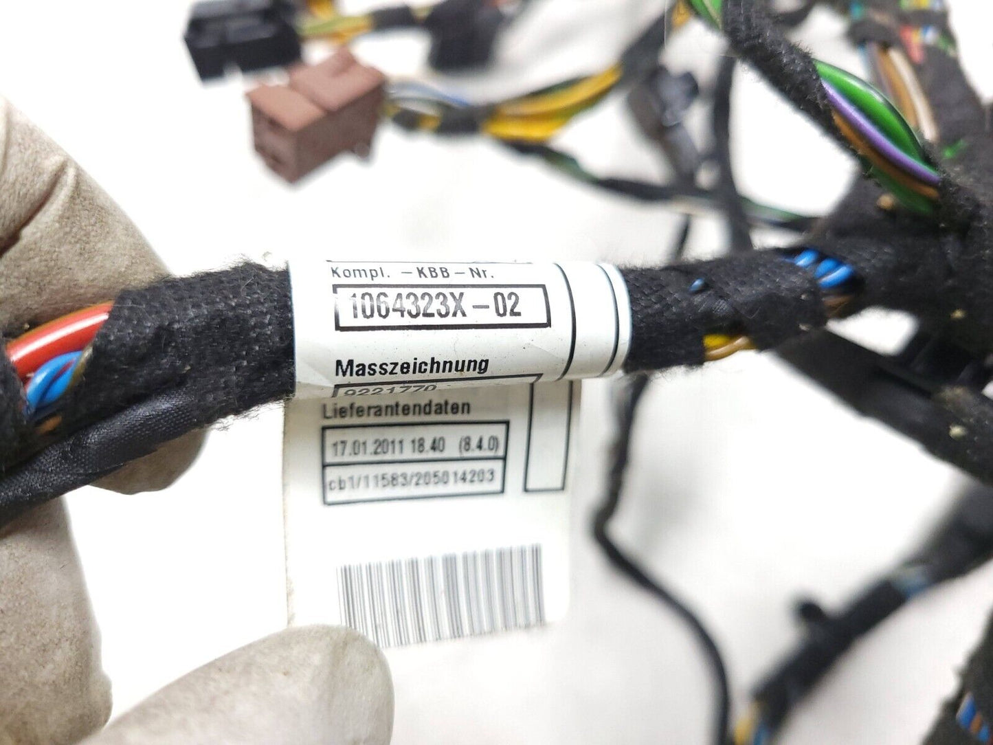 07-13 Bmw X5 E70 Front Driver Seat Wire Harness OEM