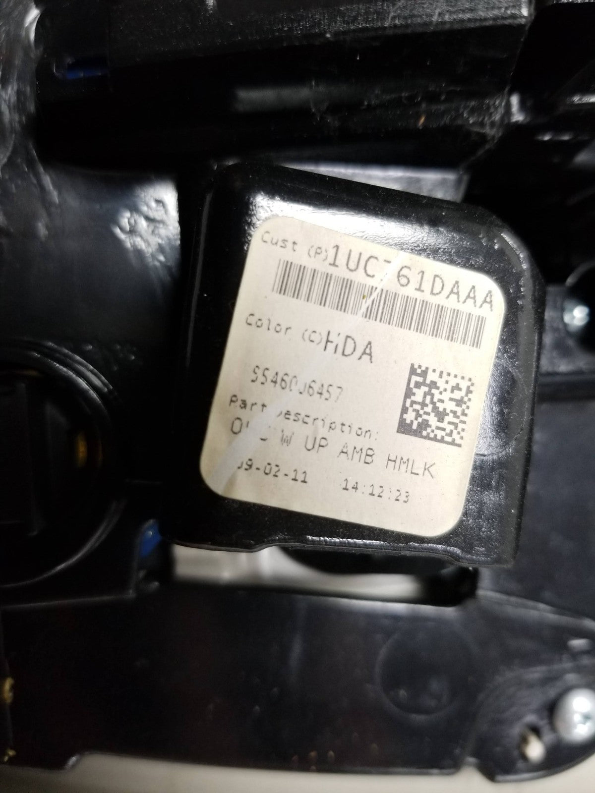 2012 Jeep Grand Cherokee Overhead Console Dome Light OEM