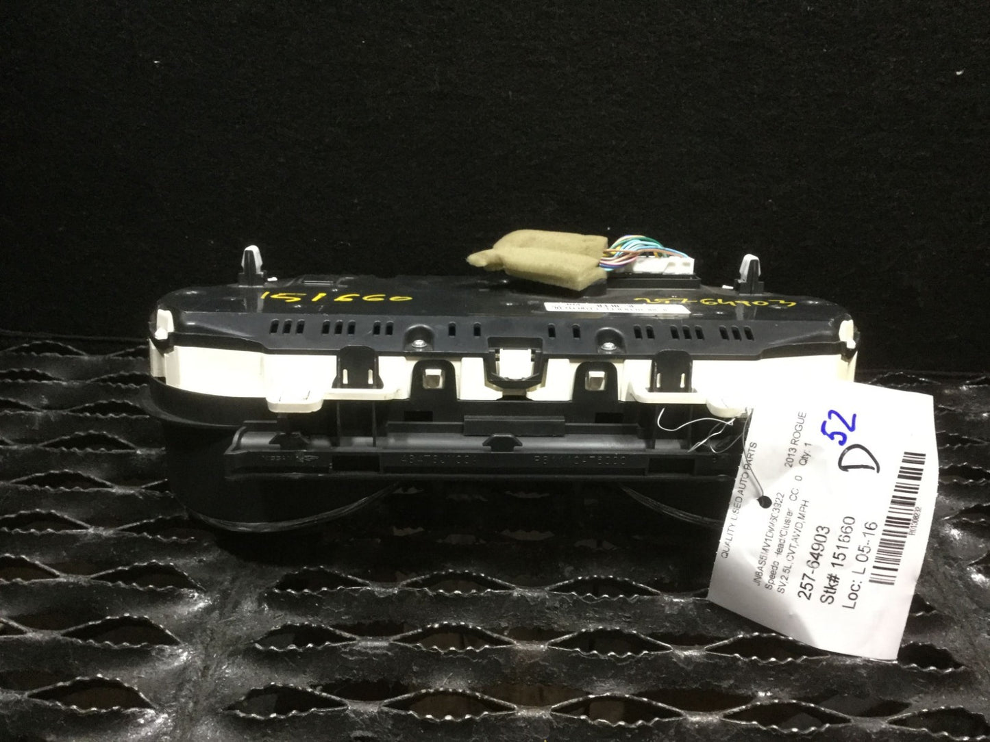 2013 Nissan Rogue Instrument Cluster Speedometer OEM